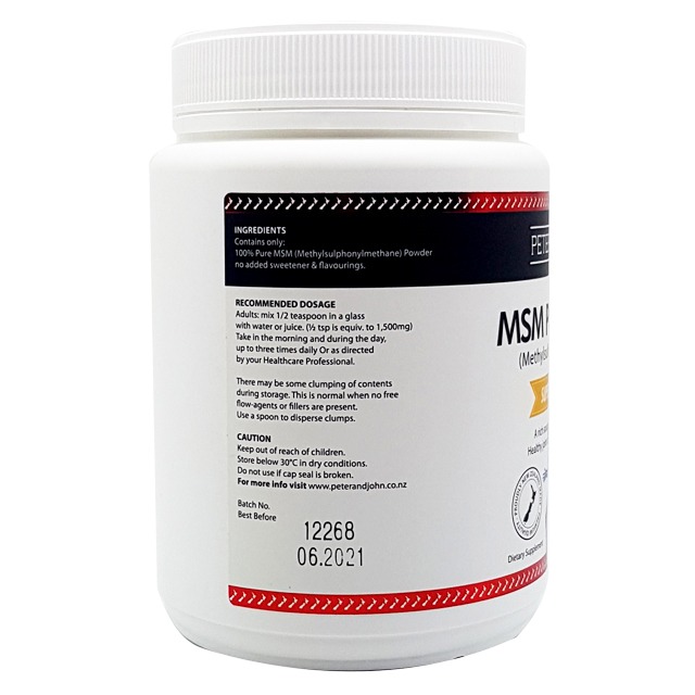 Peter&John MSM Powder 1Kg - Image 3