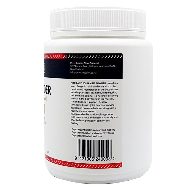Peter&John MSM Powder 1Kg - Image 4