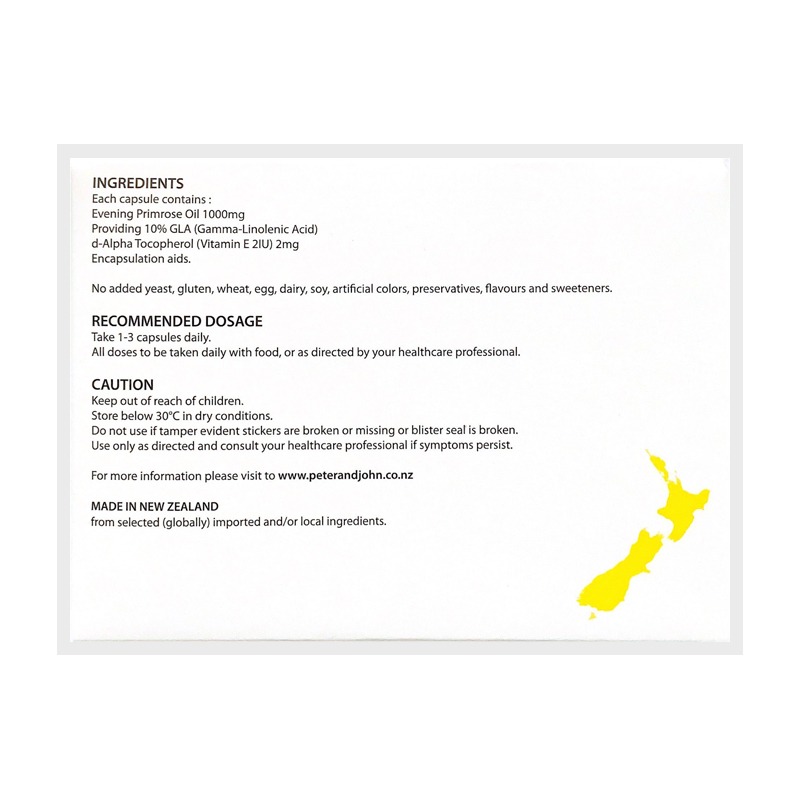 Peter&John Evening Primrose Oil 200Caps - Image 3