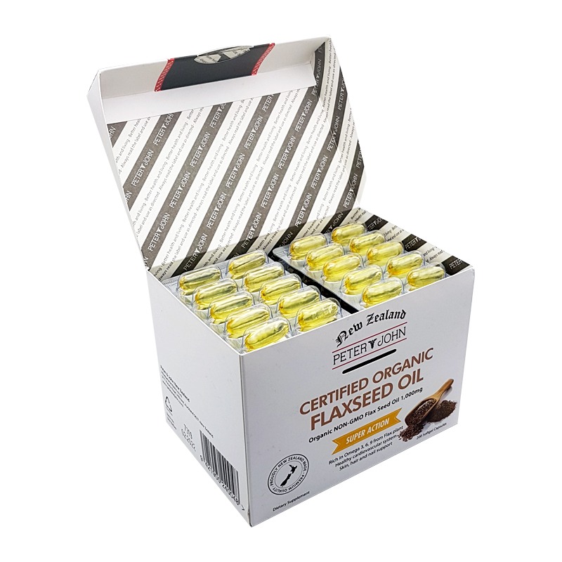 Peter&John Organic Flaxseed Oil 200Caps - Image 4