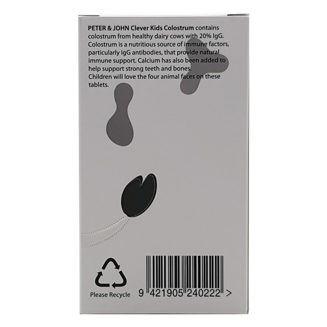 Peter&John Clever Kids Colostrum 120Tabs - Image 6