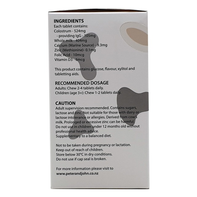 Peter&John Clever Kids Colostrum 120Tabs - Image 5