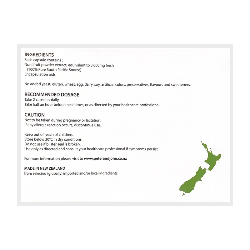 Peter&John Pacific Noni 200Caps - Image 3