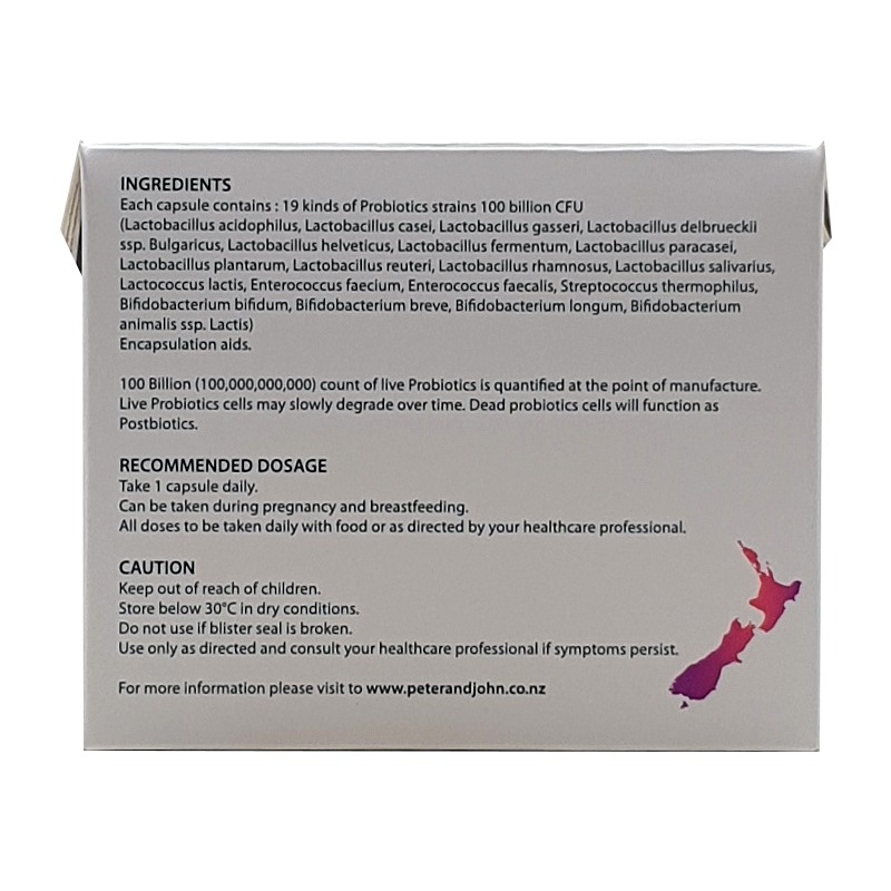 Peter&John Super Probiotics 100billion 60Caps - Image 4