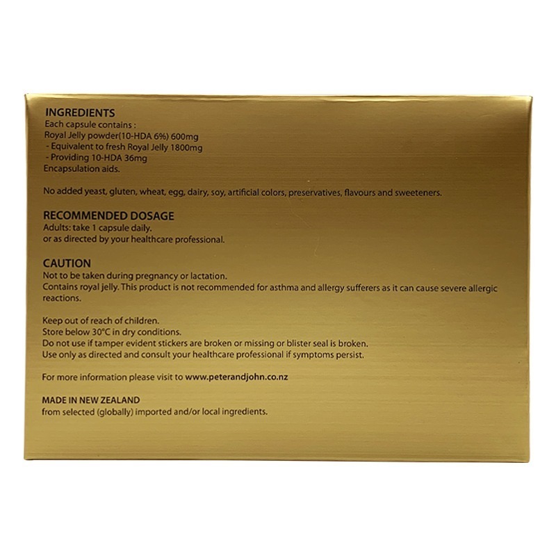 Peter&John Super Royal Jelly 1800 200Caps - Image 4