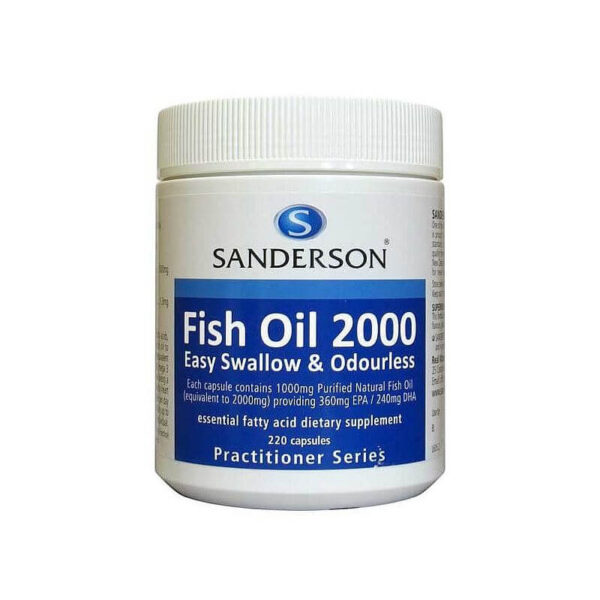 Sanderson Fish Oil 2000 220Caps