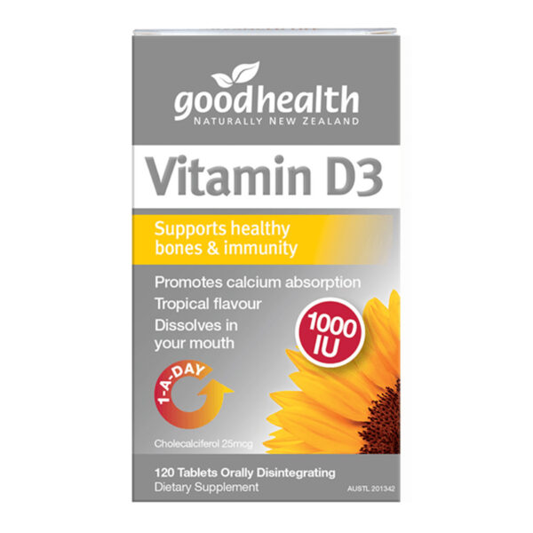 GOOD HEALTH VITAMIN D3 120TABS