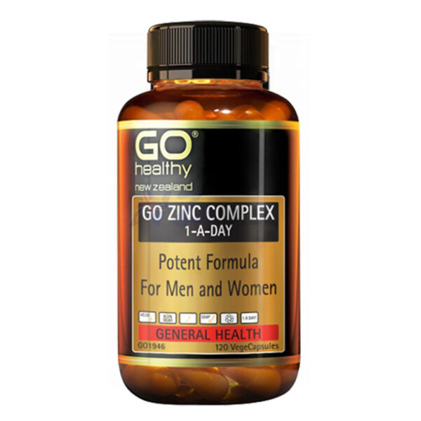 GO HEALTHY ZINC COMPLEX 120CAPS