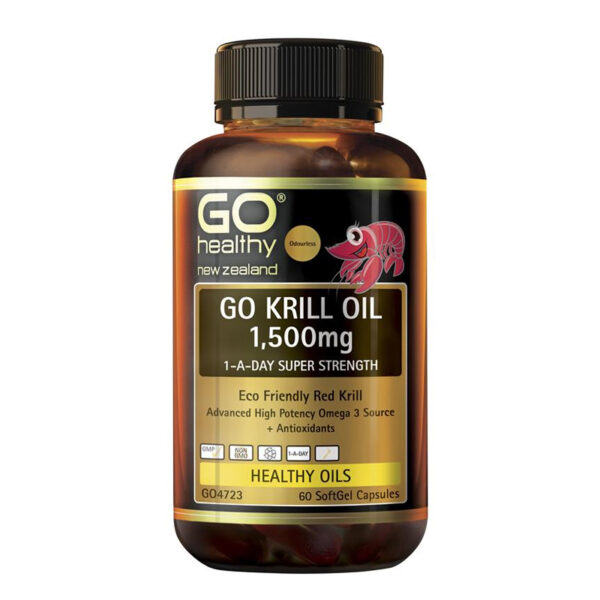 GO HEALTHY KRILL OIL 1500MG 60CAPS