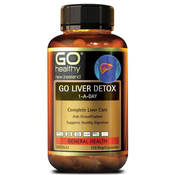 GO HEALTHY LIVER DETOX 1 A DAY 120CAPS