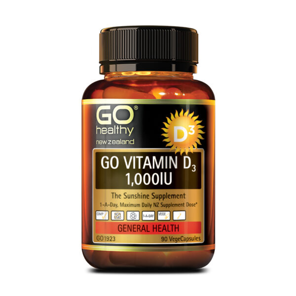 GO HEALTHY VITAMIN D3 1000IU 90CAPS