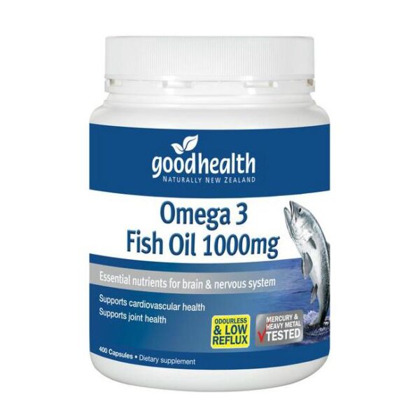 GOOD HEALTH OMEGA 3 1000MG 400CAPS
