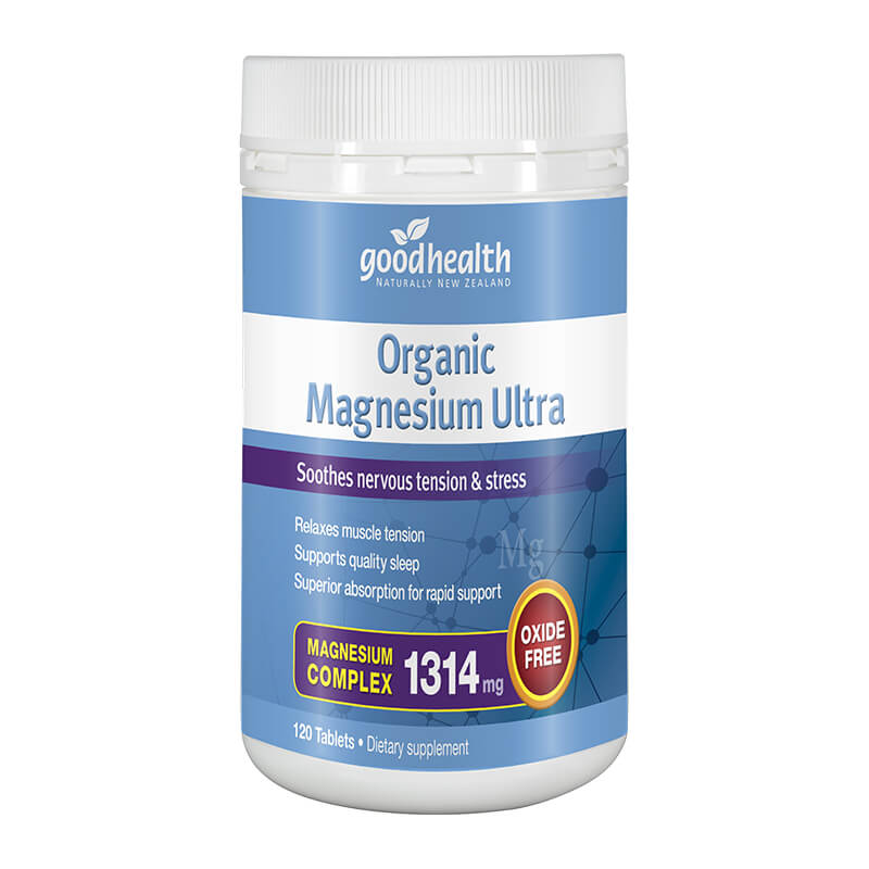 GOOD HEALTH ORGANIC MAGNESIUM ULTRA 120TABS