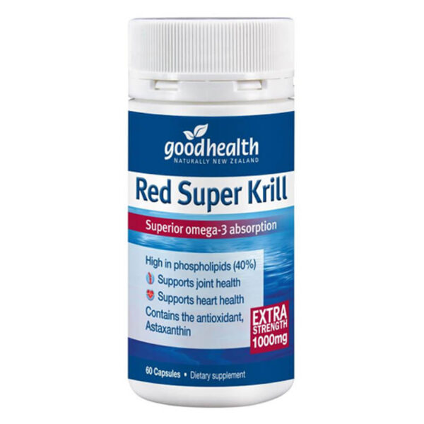 GOOD HEALTH RED SUPER KRILL 1000MG 60CAPS