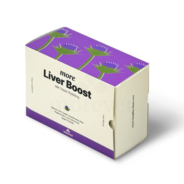 MOREVER MORE LIVER BOOST MILKTHISTLE 60CAPS - Image 2