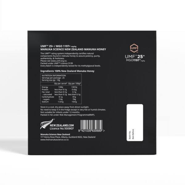 MANUKA SCIENCE MANUKA HONEY UMF 25+ 250G - Image 2