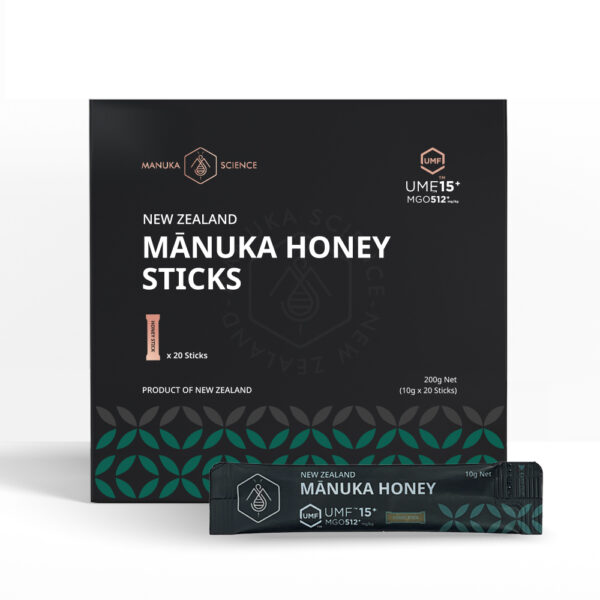 MANUKA SCIENCE MANUKA HONEY STICKS UMF 15+ 20 STICKS