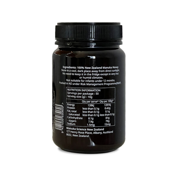 MANUKA SCIENCE MANUKA HONEY UMF 15+ 500G - Image 3