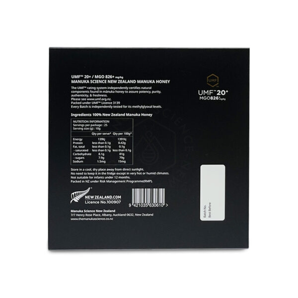 MANUKA SCIENCE MANUKA HONEY UMF 20+ 250G - Image 3