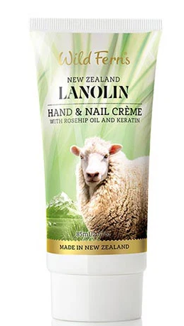 WILD FERNS LANOLIN HAND & NAIL CREAM 85ML